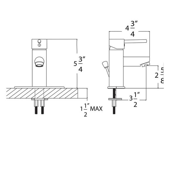 Huntington Brass - 80331-72 Single Control Faucet Satin Nickel - Picture 3 of 8